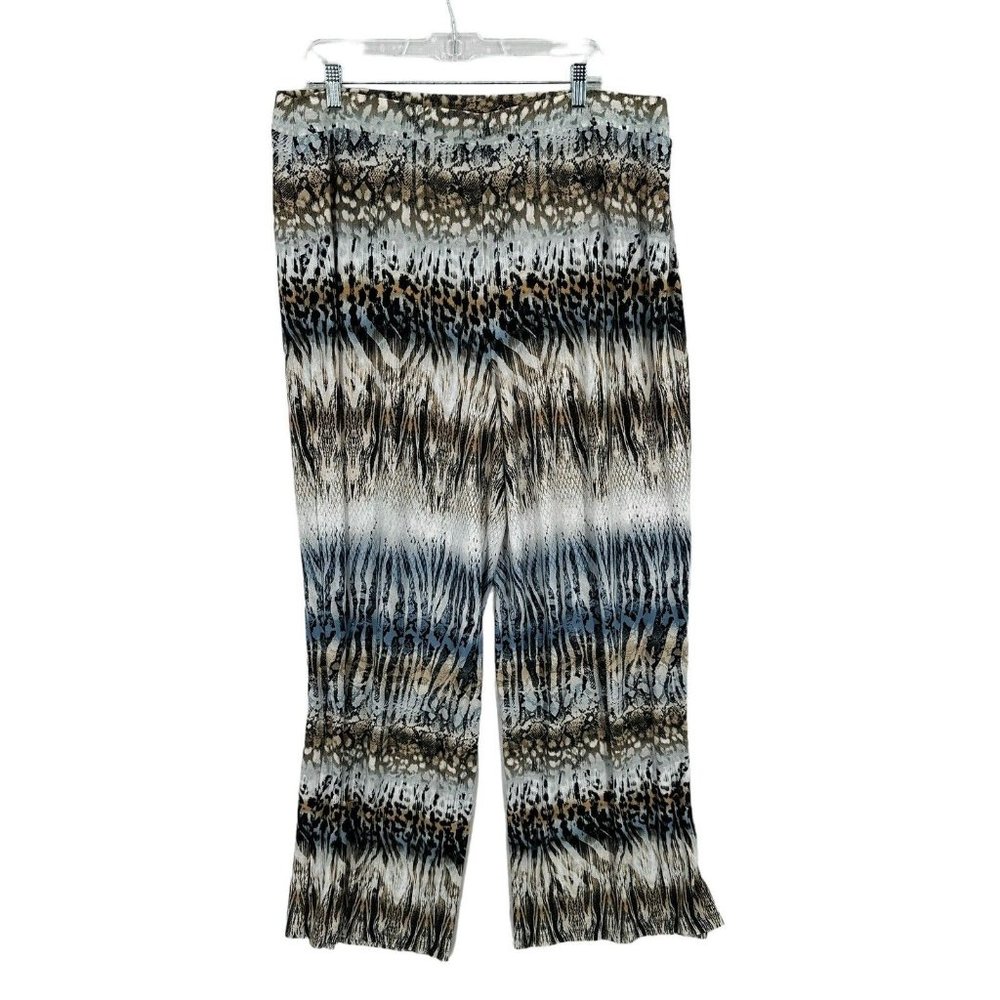 Est. 1946 Women's Size 18W/20W ‎ Palazzo/Lounge Palazzo Wide Pants Animal Print